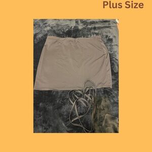 Tie-Up Mini Skirt